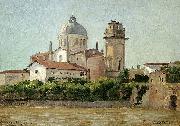 Walter Moras Ansicht von Verona an der Etsch oil